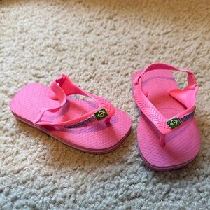 Havaianas Baby Pink Flip Flops